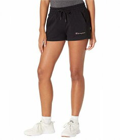 送料無料 チャンピオン Champion レディース 女性用 ファッション ショートパンツ 短パン Summer Sweats Campus Shorts - 2.5&quot; - Black