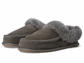 送料無料 マニトバムクルックス Manitobah Mukluks レディース 女性用 シューズ 靴 スリッパ Cabin Clogs - Charcoal/Charbon