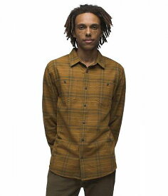 送料無料 プラナ Prana メンズ 男性用 ファッション ボタンシャツ Dolberg Flannel Shirt Standard Fit - Antique Bronze