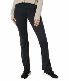 送料無料 ジョッキーアクティブ Jockey Active レディース 女性用 ファッション パンツ ズボン Premium Brushed Wide Waistband Yoga Pants - Deep Black