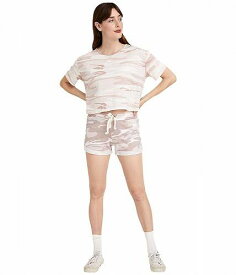 送料無料 オルタネイティブ Alternative レディース 女性用 ファッション Tシャツ Flowy Relaxed Cropped T-Shirt - Blush Camo