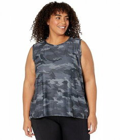 送料無料 ビヨンドヨガ Beyond Yoga レディース 女性用 ファッション アクティブシャツ Printed Plus Size Balanced Muscle Tank - Silver Mist Camo