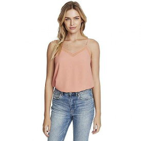 送料無料 ワンステート 1.STATE レディース 女性用 ファッション 下着 キャミソール V-Neck Cami w/ Chiffon Insert - Romantic Apricot