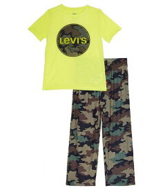 送料無料 リーバイス Levi&#039;s(R) Kids 男の子用 ファッション 子供服 パジャマ 寝巻き Pajama Two-Piece Set (Little Kids/Big Kids) - Limeade