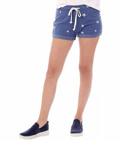 送料無料 オルタネイティブ Alternative レディース 女性用 ファッション ショートパンツ 短パン Cozy Lightweight French Terry Shorts - Navy Faded Stars