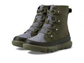 送料無料 ソレル SOREL レディース 女性用 シューズ 靴 ブーツ レースアップ 編み上げ Explorer Next(TM) Joan Waterproof - Stone Green/Alpine Tundra