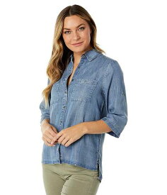 送料無料 Lisette L Montreal レディース 女性用 ファッション ボタンシャツ Joanie Denim Button Front Blouse - Denim Blue