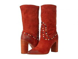 送料無料 フリーピープル Free People レディース 女性用 シューズ 靴 ブーツ ミッドカフ Studded Dakota Heel Boot - Ginger Snap