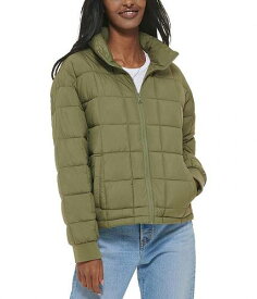 送料無料 リーバイス Levi&#039;s(R) レディース 女性用 ファッション アウター ジャケット コート ダウン・ウインターコート Box Quilted Jacket - Lichen Green