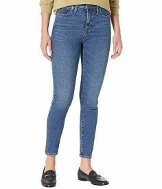 送料無料 Madewell レディース 女性用 ファッション ジーンズ デニム 10&#039;&#039; High-Rise Skinny Jeans in Wendover Wash: TENCEL(TM) Denim Edition - Wendover Wash