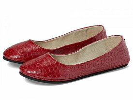 送料無料 フレンチソール French Sole レディース 女性用 シューズ 靴 フラット Sloop - Red Croco Leather