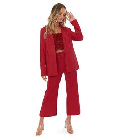 送料無料 ショーミーユアムームー Show Me Your Mumu レディース 女性用 ファッション アウター ジャケット コート ブレザー Major Blazer - Red Suiting