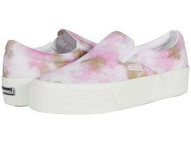 送料無料 スペルガ Superga レディース 女性用 シューズ 靴 スニーカー 運動靴 2306 - Print - Pink/Beige Tie-Dye
