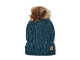 送料無料 ヴォルコム Volcom Snow レディース 女性用 ファッション雑貨 小物 帽子 ビーニー ニット帽 Lula Beanie - Storm Blue