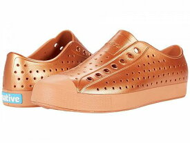 送料無料 ネイティブ Native Shoes シューズ 靴 スニーカー 運動靴 Jefferson Metallic - Malta Metallic/Malta Orange