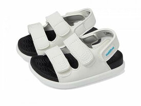 送料無料 ネイティブ Native Shoes Kids キッズ 子供用 キッズシューズ 子供靴 サンダル Frankie Sugarlite (Toddler) - Shell White/Jiffy Black/Shell White