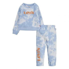 送料無料 リーバイス Levi&#039;s(R) Kids 女の子用 ファッション 子供服 セット Tie-Dye Knit Set (Toddler) - Plein Air