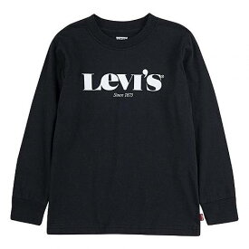 送料無料 リーバイス Levi&#039;s(R) Kids 男の子用 ファッション 子供服 Tシャツ Long Sleeve Graphic Tee (Infant) - Black