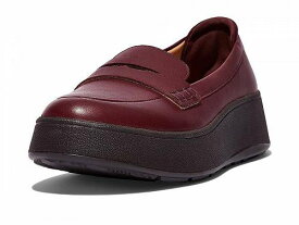送料無料 フィットフロップ FitFlop レディース 女性用 シューズ 靴 ローファー ボートシューズ F-Mode Leather Flatform Penny Loafers - Plummy