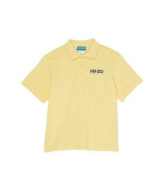 送料無料 ケンゾー Kenzo Kids 男の子用 ファッション 子供服 ポロシャツ Short Sleeve Polo Front Embroidered Logo (Toddler/Little Kids) - Yellow