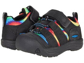 送料無料 キーン Keen Kids キッズ 子供用 キッズシューズ 子供靴 ハイキングブーツ Newport Shoe (Toddler) - Black/Original Tie-Dye