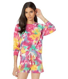 送料無料 ワイルドフォックス Wildfox レディース 女性用 ファッション パーカー スウェット Colorbomb Tye-Dye Sommers Sweatshirt - Colorbomb