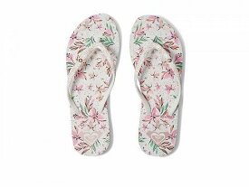 送料無料 ロキシー Roxy レディース 女性用 シューズ 靴 サンダル Portofino - White/Crazy Pink Print