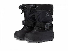 送料無料 カミック Kamik Kids キッズ 子供用 キッズシューズ 子供靴 ブーツ スノーブーツ Snowfall (Toddler/Little Kid/Big Kid) - Black/Charcoal