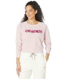 送料無料 チャンピオン Champion レディース 女性用 ファッション パーカー スウェット Campus French Terry Crew - Hush Pink