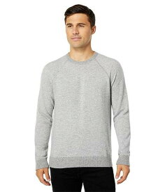 送料無料 ヴィンス Vince メンズ 男性用 ファッション セーター Birdseye Raglan Long Sleeve Crew - Heather Grey/Pearl