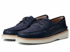 送料無料 スペリー Sperry メンズ 男性用 シューズ 靴 ボートシューズ A/O 3-Eye Vibram - Navy