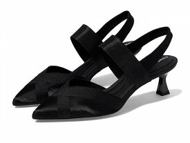 送料無料 アン クライン Anne Klein レディース 女性用 シューズ 靴 ヒール Islander - Black Fabric