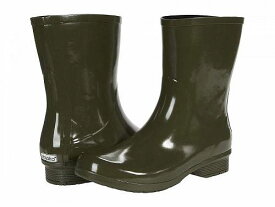 送料無料 チョーカ Chooka レディース 女性用 シューズ 靴 ブーツ レインブーツ Polished Mid Rain Boots - Olive