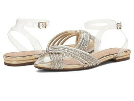 送料無料 ジェシカシンプソン Jessica Simpson レディース 女性用 シューズ 靴 フラット Chavi - Clear/Gold