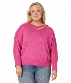 送料無料 ニックアンドゾー NIC+ZOE レディース 女性用 ファッション セーター Plus Size Soft Sleeve Twist Sweater Tee - Shocking Pink