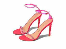 送料無料 スチュアートワイツマン Stuart Weitzman レディース 女性用 シューズ 靴 ヒール Nudistglam 100 Sandal - Neon Pink/Neon Pink/Clear