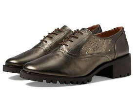 送料無料 ジョーンストンアンドマーフィー Johnston &amp; Murphy レディース 女性用 シューズ 靴 ヒール Alice Brogue Oxford - Bronze Metallic Sheepskin