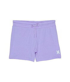 送料無料 ハーレー Hurley Kids 女の子用 ファッション 子供服 ショートパンツ 短パン Ribbed Knit Pull-On Shorts (Little Kids/Big Kids) - Purple Pulse