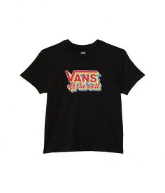 送料無料 バンズ Vans Kids 女の子用 ファッション 子供服 Tシャツ Color Trip (Big Kids) - Black