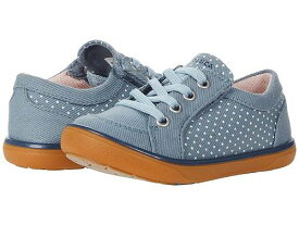 送料無料 リビーアンドルカ Livie &amp; Luca 女の子用 キッズシューズ 子供靴 スニーカー 運動靴 Reeve (Toddler/Little Kid) - Denim Polka Dot