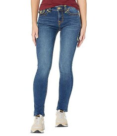 送料無料 トゥルーレリジョン True Religion レディース 女性用 ファッション ジーンズ デニム Stella Mid-Rise Skinny Flap Super T in Medium Wash - Medium Wash