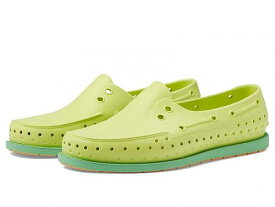 送料無料 ネイティブ Native Shoes シューズ 靴 ローファー Howard Sugarlite - Celery Green/Candy Green/Papaya Speckle Rubber