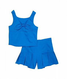 送料無料 HABITUAL girl 女の子用 ファッション 子供服 セット Tie Front Shorts Set (Big Kids) - Blue