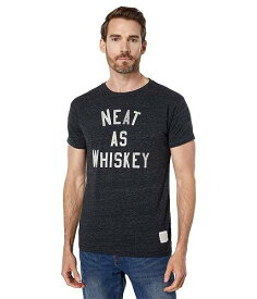 送料無料 オリジナルレトロブランド The Original Retro Brand メンズ 男性用 ファッション Tシャツ Neat As Whiskey Tee - Black