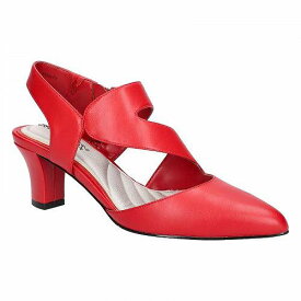送料無料 イージーストリート Easy Street レディース 女性用 シューズ 靴 ヒール Venue - Red