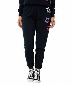 送料無料 ワイルドフォックス Wildfox レディース 女性用 ファッション パンツ ズボン Celestial Stitches Knox Sweatpants - Clean Black