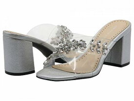 送料無料 アドリアンヌヴィッタディーニ Adrienne Vittadini レディース 女性用 シューズ 靴 ヒール Avenue - Silver/Clear