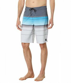 送料無料 オニール O&#039;Neill メンズ 男性用 スポーツ・アウトドア用品 水着 Hyperfreak Heat Stripe 21&quot; Boardshorts - Grey