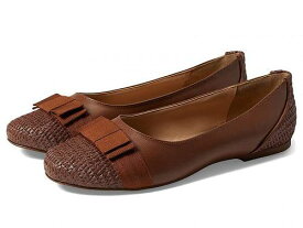 送料無料 フレンチソール French Sole レディース 女性用 シューズ 靴 フラット Layla - Cognac Nappa/Raffia