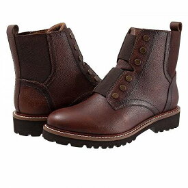 送料無料 ソフトウォーク SoftWalk レディース 女性用 シューズ 靴 ブーツ アンクル ショートブーツ Indiana - Dark Brown